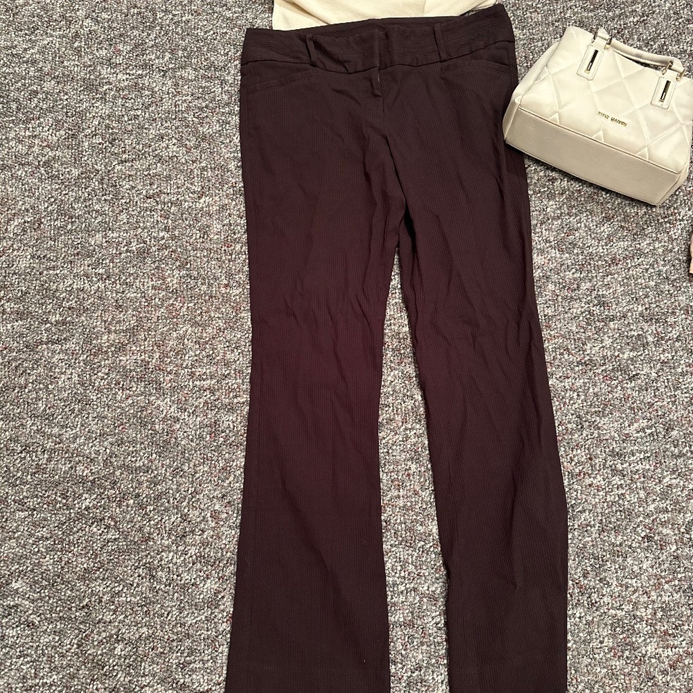 Black flare pants